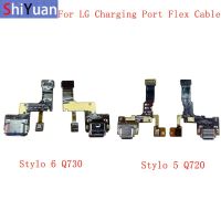 ขั้วต่อพอร์ตชาร์จ USB ชิ้นส่วนบอร์ด Flex Cable สําหรับ LG Stylo 5 Q720 Stylo 6 Q730 ขั้วต่อการชาร์จชิ้นส่วนอะไหล่