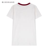 COD GIORDANO เสื้อยืดผู้หญิง Womens Comfort Fit Printed Tee 05393223