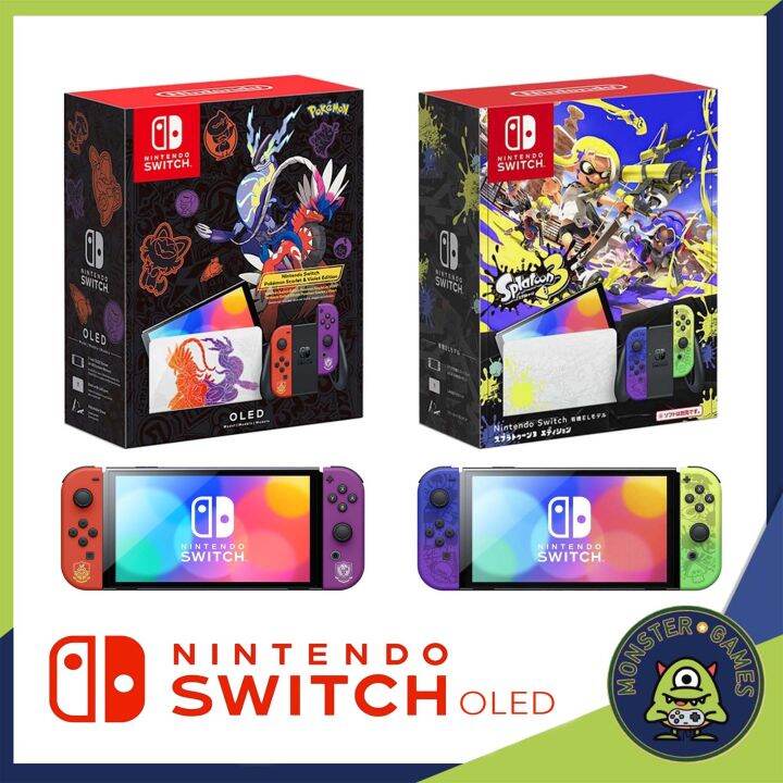 เครื่อง Nintendo Switch OLED Splatoon 3 / Pokemon Edition (เครื่อง ...