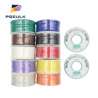 250เมตร/ล็อต30 AWG ม้วนลวด10สีเส้นใยเดี่ยวสายทองแดงสายไฟที่ดีสำหรับเมนบอร์ดแล็ปท็อป PCB บัดกรีสายไฟ