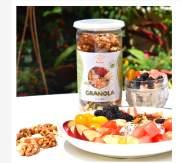 250g Granola yến mạch mix 7 loại hạt dinh dưỡng, ngũ cốc ăn kiêng giảm cân