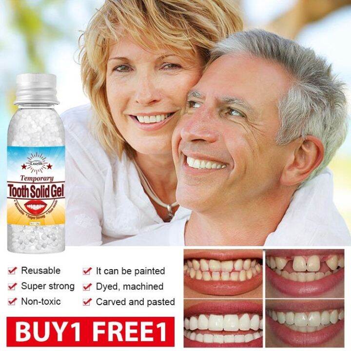 jjmakro [Epoxy Resin] Temporary dentures modified solid tooth gel Lazada