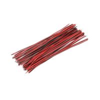 100pcs Red Black Parallel Wire 80mm 150mm LED Jumper Wire Electronic Connecting Welding Wire Double-head Tinned Abreast Cable Wires Leads Adapters