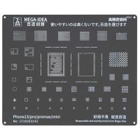 Z3V36VRC เครื่องมือซ่อมชิป IC CPU เหล็กแบบสากลบัดกรีดีบุกแม่แบบ BGA