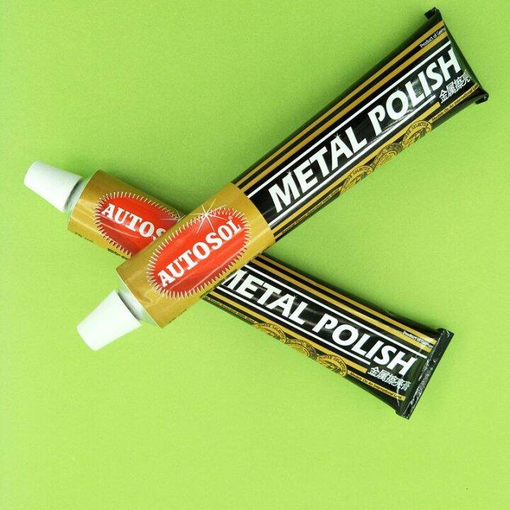 German AUTOSOL metal polishing paste scratch repair metal band bag