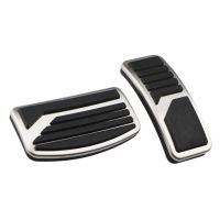 At Mt รถคลัทช์เบรค Accelerator Pedal Foot Rest Pad ครอบคลุม Fit สำหรับ Mitsubishi Asx Outlander Eclipse Cross Pajero Lancer Ex Au