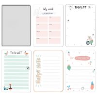 Magnetic A4 Refrigerator Message Sticker Flexible Fridge Drawing White Board Message Memo Reminder Planner Note Books Pads