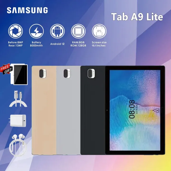 Samsung Galaxy Tab A9 Lite Tablets 8GB+256GB Original 10.1 inch Full ...