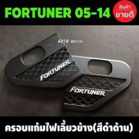 มาใหม่ ครอบแก้มข้าง แก้มข้างไฟเลี้ยว สีดำด้าน Side Vent TOYOTA FORTUNER 2005-2014 (A) คุ้มสุดสุด ชุด สีไฟ เลี้ยว บัง ลม ชุด ไฟ เลี้ยว msx ชุด ไฟ 125 บัง ลม ชุด สาย ไฟ เวฟ 125i ไฟ เลี้ยว บัง ลม ทั้ง คัน