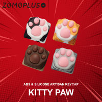 คีย์แคป ZOMOPLUS Multi-Color ABS &amp; Silicone Kitty Paw Artisan Keycap