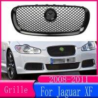 Car Accessory Front Bumper Grille Centre Panel Styling Upper Grill For Jaguar XF/X F 2008 2009 2010 2011 W/LOGO 08 09 10 11