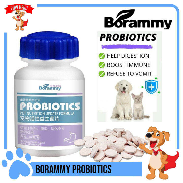 PAW HERO Borammy PROBIOTICS Pet Nutrition Update Formula Pet