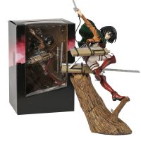 Attack on Titan PVC figurine Levi Mikasa Ackerman SK