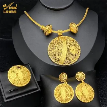 Gold pendant set design sale with price