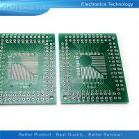 5pcs/lot FQFP TQFP 32 44 64 80 100 LQFP to DIP Transfer Board DIP Pin Board Pitch Adapter In Stock WATTY Electronics