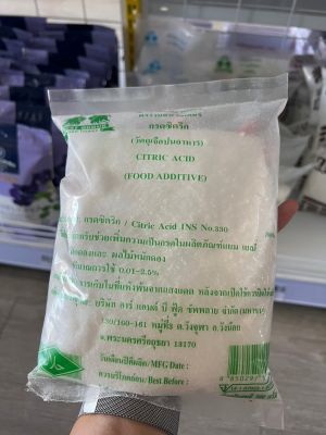 กรดมะนาว กรดซิตริก (วัตถุเจือปนอาหาร) Citric acid ขนาด 500กรัม ตรา เบส์ท โอเดอร์