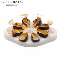 ;[-./ GD-PARTS Ceramic Vacuum Tube Socket Valve Base For Panel Chassis Mount