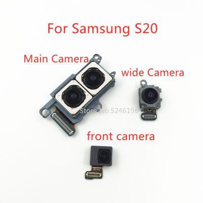1ชิ้น Kembali Besar Kamera Belakang Utama Modan Modul Kamera Lebar สายเคเบิลงอได้ Samsung Galaxy S20 Penggantian Asal