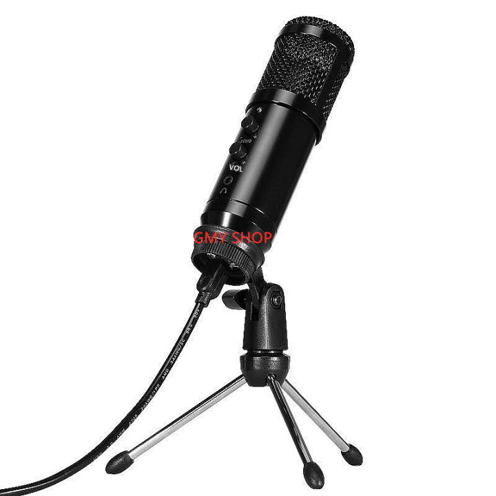 bm999-ไมโครโฟน-condenser-microphone-ไมค์อัดเสียง-ไมค์โครโฟน-พร้อม-ขาตั้งไมค์โครโฟน-และอุปกรณ์เสริม-usb-ไมโครโฟนชุด-192-กิโลเฮิร์ตซ์-24bit