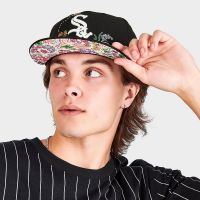 ✘ Fashion baseball Hat Mens Chicago White socks duck cap Chicago White Sox Hat flat brimmed tide hat