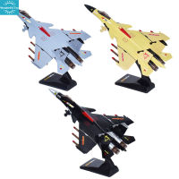 WT【ready Stock】 J-15 Alloy Fighter รุ่น Sound Light เหมือนจริง Warplane ดึงกลับเครื่องบินของเล่นพร้อมขายึดสำหรับของขวัญเด็ก【cod】