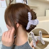 Korean Plush Hair Clip Faux Fur Combs Clamps / Autumn Winter Hairpins Barrette Fashion Women Accessories