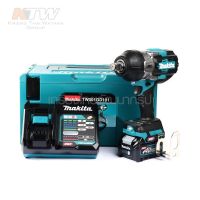 MAKITA เครื่องขันบล๊อกไร้สาย 40 โวลต์ 3/4 นิ้ว รุ่น TW001GD101 แรงบิดสูงสุด 1,800 นิวตันเมตร รวมแบตเตอรี่และแท่นชาร์จ ( M011-TW001GD101 )