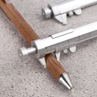 1 PC Multi-function 0.5mm Ballpoint Pen Vernier Caliber Roller Pen Measuring Tool Scale Ruler Pen Writing Instrument Stationery Pens