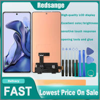 Redsange AMOLED 120HZ จอแสดงผลของแท้สำหรับ Xiaomi 11T Pro 2107113SG หน้าจอดิจิตอลสัมผัสหน้าจอ LCD สำหรับ Xiaomi 11T 21081111RG LCD