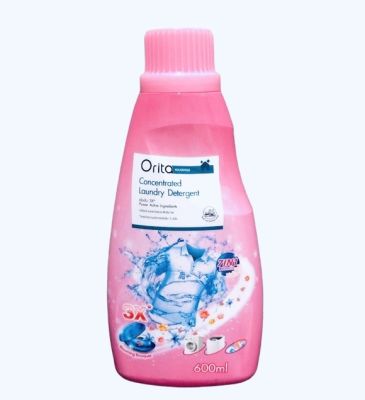 Orita Concentrated Laundry Detergent สูตรเข้มข้น 3X 600ml.