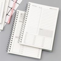 2021 2022 Spiral A5 Notebook Planner Daily Weekly Monthly Kraft Paper Organizer Agenda School Office Schedule Stationery Gifts