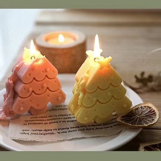 o-urhome-พร้อมส่ง-เทียนต้นคริสต์มาส-christmas-tree-candleเทียนหอม-ของขวัญเล็ก-ๆ-ที่สร้างสรรค์-ของตกแต่งบ้านแฮนด์เมด-อุปกรณ์ประกอบฉากภาพ-เทียนbirthday