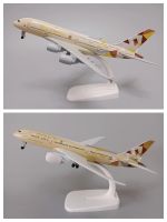 20Cm Lega Metallo Etahad Boeing 787 B787 A380 Airbus Compagnie Aeree Moo Di Aero Preseo Sofuso Aero Aero Moo Aereo W Ruote