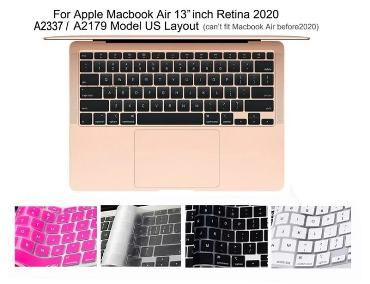Silicone Keyboard Cover Macbook Air 13 Inch M1 A2179 A2337 Touch ID