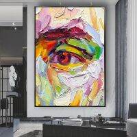 Pop Eye Art Mystical ผ้าใบภาพวาดสีน้ำมัน-Esteric Gnostic Stars Wall Art สำหรับตกแต่งห้องนั่งเล่น-Cuadros