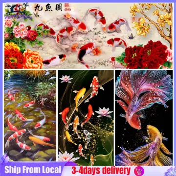 Fishing Trip Diamond Painting Kit with Free Shipping – 5D Diamond