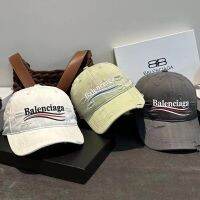 2023♟❀✹ 23 High-quality Coke co-branded old visor baseball cap with holes and frayed edges casual retro duck tongue male and female couple cap