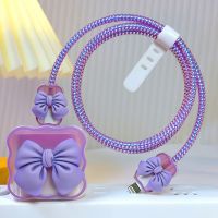 Cute Cable Protector for IPhone Kawaii Phone Charger Cover Anti-Bending Data Wire Saver for Apple Iphone 18/20W Power Adapter