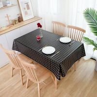 PVC Table Cloth Waterproof Anti-scalding Oil-free PVC Checkered PARTYjinbao