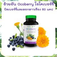 โอโคเบอรี่ OCOberry สารสกัดจากดอกดาวเรืองและสารสกัดบิลเบอร์รี่   บำรุงสายตา ขนาด 60 แคปซูล ลูทีน billberry ถนอมดวงตา ลดอาการเมื่อยล้าของดวงตา