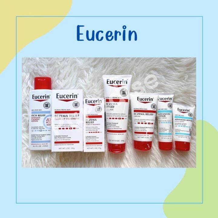 New พร้อมส่ง Eucerin Advanced Repair Foot Cream Hand Cream Eczema Relief Flare Up ยูเซอรีน