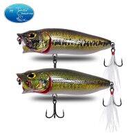 hot！【DT】 Floating Fishing Bass Bait Plasticartificial Cf 80mm 16.5g Topwater With Lifelike Gills