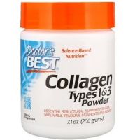 Doctors Best,Collagen, Types 1 &amp; 3 Powder, 7.1 oz (200 g)