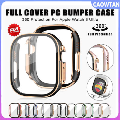 คลุมทั้งหมดป้องกันหน้าจอแบบพิเศษ49มม. เคสสำหรับ Apple Watch ฝาครอบป้องกัน PC สำหรับ I Watch Series 8 Watch