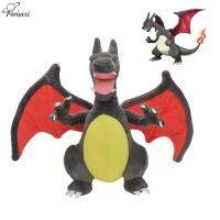 PANUCCI ตุ๊กตาการ์ตูนสำหรับเกมสำหรับเด็ก Plushie นุ่มตกแต่งบ้านหมอนเงางาม Charizard ตุ๊กตาหนานุ่ม S Pokemon ตุ๊กตาของเล่น XY มังกรไฟยัดไส้