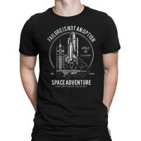 New Arrival Customized Men tshirt Space Adventures Fun Space Shuttle Nasa Rocket O-neck Cotton Graphics Tee for Men Daily Wear  1KFW