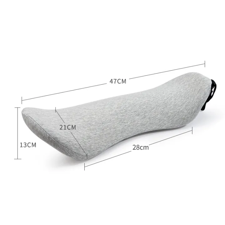 Sleeping Support Lumbar Cushion Memory Foam Lumbar Pillow Women Bed Sleeping Lumbar Back Pain