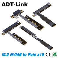 ADT R43 M.2 NVMe To PCI-E X1 X16 GPU Graphics Card Extension Cable Riser PCIe 1x 16x for BTC Mining A Card N Card Non-USB Cables