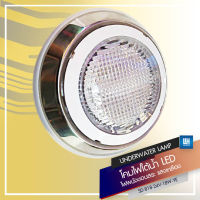 PP โคมไฟใต้น้ำ 24V LED-18W แบบติดผนังขอบสระ รุ่น SD-818-24V-18W-YE