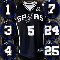 เสื้อบาส เสื้อบาสเกตบอล NBA San Antonio Spurs เสื้อทีม ซานแอนโตนิโอ สเปอรส์ #BK0035 รุ่น Icon ไซส์ S-5XL